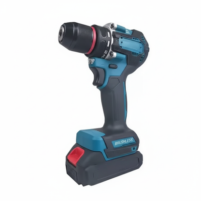 Drill on white background