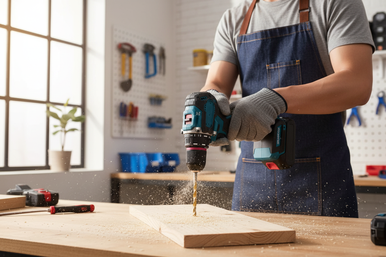 Lifestyle shot - drill in use