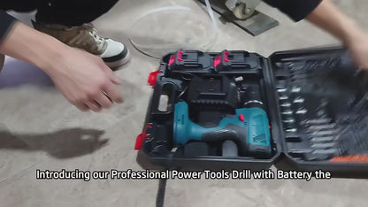 DrillForge Cordless Electric Drill – Powerful Home & DIY Tool